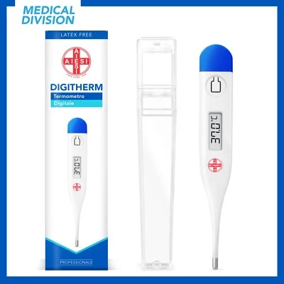 Termometro digitale professionale per febbre adulti e bambini AIESI # 1 MINUTO - Immagine 1 di 4