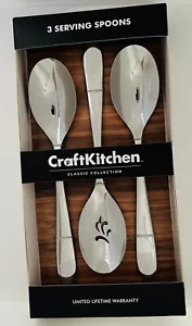 Set da cucina artigianale 3 pz strumenti in acciaio inox pentole 1 slot - Foto 1 di 5