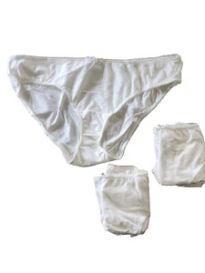 Damen Unterwäsche Slip 3er-Pack bpc weiß NEU Größe 3XL - Bild 1 von 1