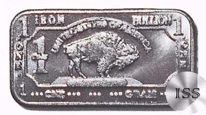Fine .999 Iron Ingot, 1 Gram Pure Buffalo Bar, Collectible Elemental Bullion - Picture 1 of 2