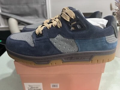 NEW Acne Studios Colorblock Low Top Sneaker Sz 9 / 42 Grey/Blue - Image 1 of 4