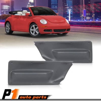 Convertible Neutral Gray Door Panel Insert Fit For 2003-10 VW New Beetle Foto 1 de 4