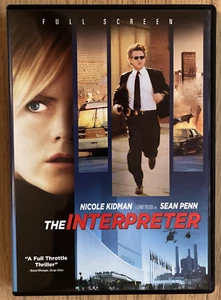 The Interpreter (2002, DVD, Full Screen Edition) Nicole Kidman, Sean Penn - Imagen 1 de 6