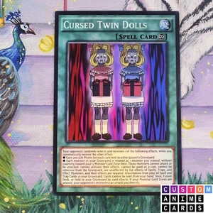 Tarjeta HOLO EFECTO ANIME Cursed Twin Dolls - Imagen 1 de 1