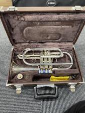 YAMAHA YCR-3330S Silver Cornet Musical instrument with Mouthpeace & Hard Case