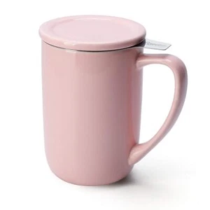 16 OZ Porcelain Tea Mug with Infuser and Lid Loose Leaf Tea Cup Gifts for Tea... - Picture 1 of 6