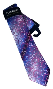 Haggar Purple Men's Neck Tie New - Picture 1 of 8
