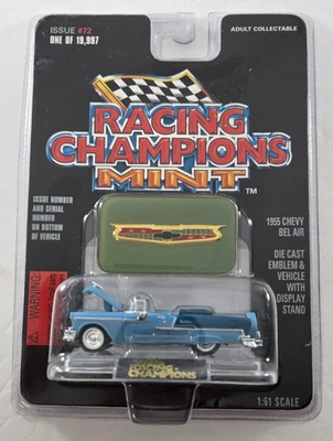 Chevy Bel Air Racing Champions edición 72 coleccionable 1955 azul bebé edición como nuevo Foto 1 de 3