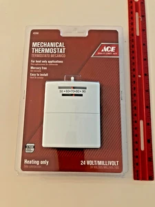 ACE Lever Mechanical Thermostat 42350 Heating Only 24 Volt Furnace - New - Picture 1 of 5