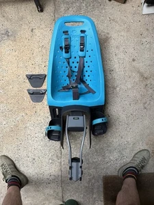 Yepp Maxi Child Bike Seat Rack-Mounted - Blue Used Once Only Excellent Condition - Picture 1 of 7