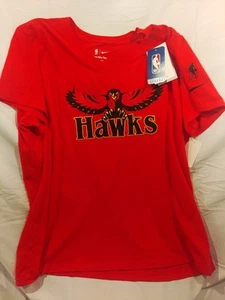 NUEVO CON ETIQUETAS Nike NBA Atlanta Hawks Camiseta Dri-fit Cuello en V Talla XXL Roja - Imagen 1 de 8