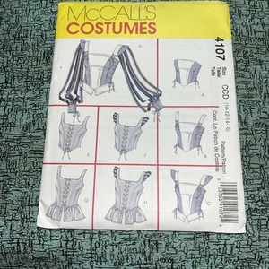 UNCUT FF Schnittmuster McCalls 4107 Renaissance Tops Trägertop neu Misses Größe 10-16 - Bild 1 von 2