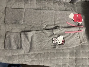 Hello Kitty Sporthose, Größe 140, Grau - Bild 1 von 1
