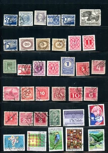 LOT 30829 USED COLLECTION OF SIXTY FOUR STAMPS FROM AUSTRIA - Picture 1 of 2