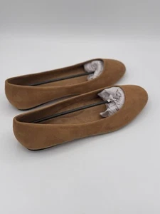 Comfortview Women's Wide Width The Beth Flat Brown/Maple - 10.5W - Picture 1 of 9