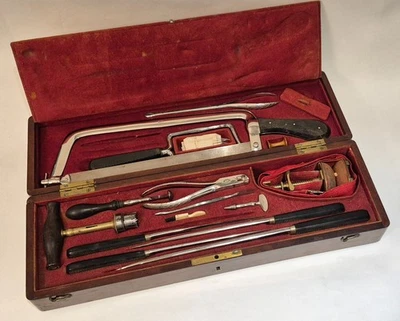 Bonneels coffret chirurgie amaputation trepanation tire-balle 1840 - Photo 1/4