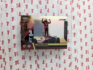 2025 Topps Now F1 Lewis Hamilton Ferrari #20 Gold 41/50 1st Sprint Victory - Picture 1 of 2