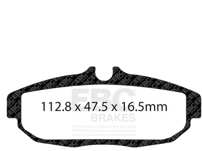 Juego de pastillas de freno traseras para Ford Mustang 2013-2014 EBC 65426RGTF Shelby GT500 Foto 1 de 4