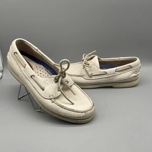 Sperry Men’s Top Sider Shoe 0915447 Leather  Sz 9.5 M -Ice ACS Cmfrt Liner Read - Bild 1 von 6