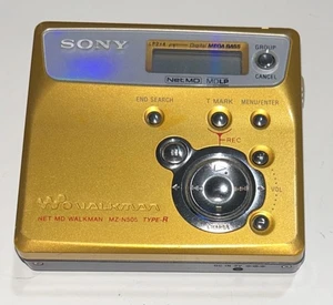 Sony Minidisc Net MD Walkman MZ-N505 Type-R Portable Mini CD Music Player Works - Picture 1 of 12