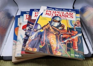 Popular Mechanics Magazine War Time WW2 1942 Lot Of (4) Jan, Feb, March, Dec VTG - Picture 1 of 13