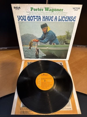 Porter Wagoner You Gotta Have A License Stereo RCA LSP-4286 Vinyl Record LP  B5 - Image 1 of 2