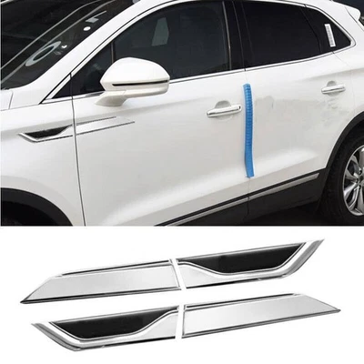 4x For Lincoln Aviator MKZ MKX MKC Chrome Air Flow Vent Cover Fender Intake Trim - Image 1 of 4