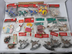 LOTTO 35 ORNAMENTI VINTAGE LORETTA LEE COLLEZIONE NATALE TARGET TESSUTO LEGNO NUOVI - Foto 1 di 11
