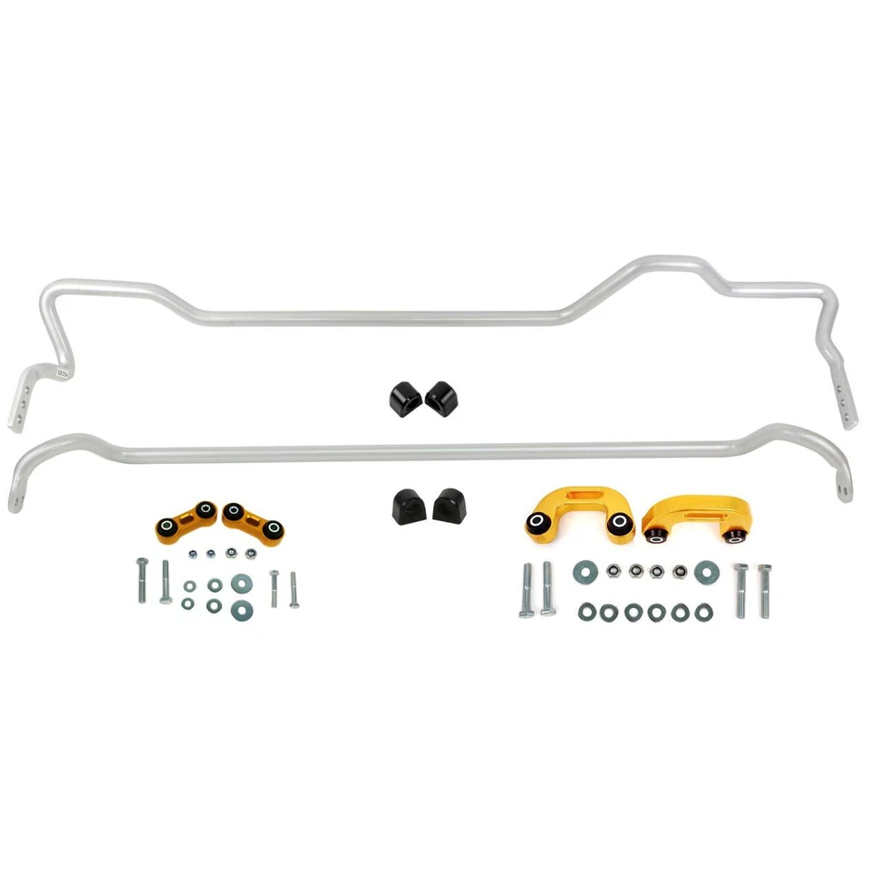 Kit de barra estabilizadora delantera y trasera Whiteline® para 92-00 Subaru Impreza/WRX/STi, GC y GF Foto 1 de 3