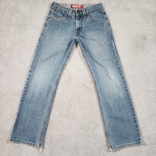 Levis Jeans Youth Blue Sz 12 Reg 26x26 1/2 Regular Slim Straight Leg Denim
