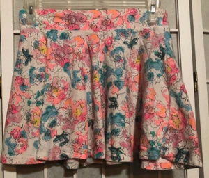 SO Kohl's Girls Floral Skirt Size 12 - Picture 1 of 3