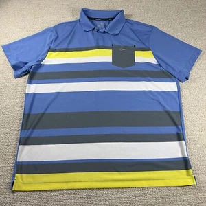Nike Golf Tour Performance Golf Poloshirt Blau Herren Gr. XXL - Bild 1 von 7