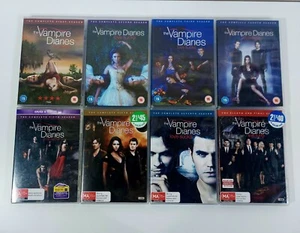 The Vampire Diaries Complete Series Seasons 1 to 8 - Region 2 & 4 DVD - VGC - Picture 1 of 4