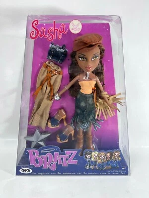 SASHA  BRATZ Fashion Collection GIG doll 2002 MGA VINTAGE NEW  - Immagine 1 di 4