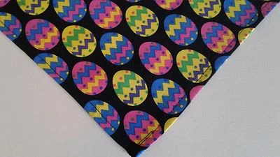 Bandana para perro, bufanda, atado, Pascua, huevos, primavera, hecho a medida por Linda, XS Foto 1 de 4