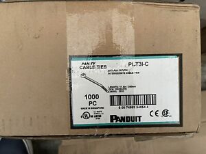 GENUINE PANDUIT NATURAL NYLON INTERMEDIATE CABLE TIES 11.4", 1,000 PC CASE