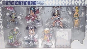 Disney Store 25th Anniversary Ornaments Tink Pinocchio Buzz Pooh Minnie Mickey - Picture 1 of 8