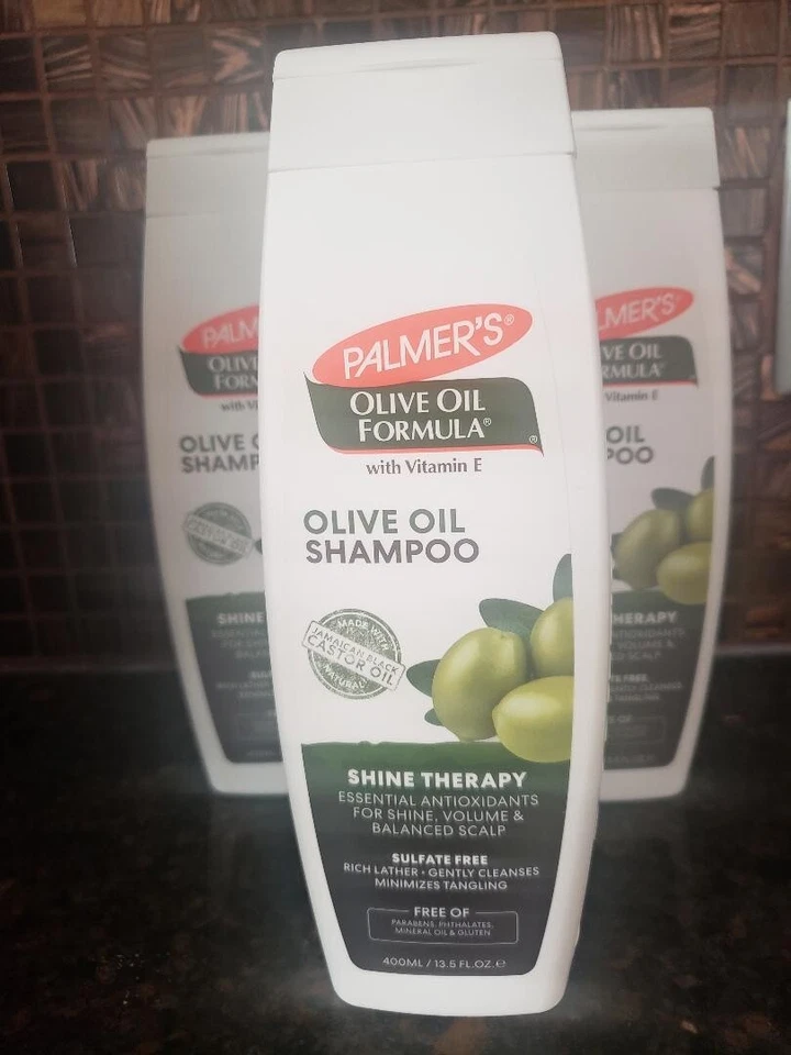 Palmer's Olive Oil Formula Shampoo w/Vitamin E Shine 13.5 fl. -LOT OF 3--P7 - Image 1 of 1