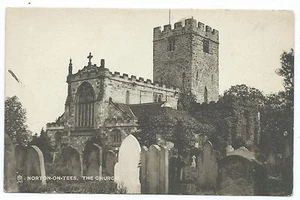 DURHAM - NORTON On TEES CHURCH  Raphael TUCK  Postcard - Picture 1 of 1