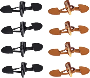 Leder Horn Knebelverschlüsse Knebelknöpfe Nähknöpfe Knebelverschluss Leder Knebe - Bild 1 von 7