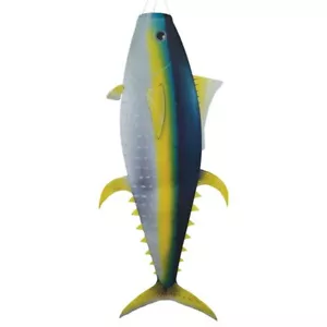 Calza a vento pesce TONNO PINNA GIALLA 48" VENTO decorazione giardino - Nella brezza ITB-5162 - Foto 1 di 3