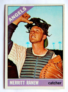 Merritt Ranew #62 Topps 1966 Baseball Card (California Angels) *VG