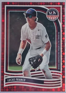 LUCAS FRANCO RC 2024 Panini Stars and Stripes 008/199 Red #131 Pre-ROOKIE - Picture 1 of 3