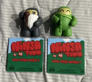 Kidrobot Ninja Town Bundle. Figurines. Toys. - Picture 1 of 6