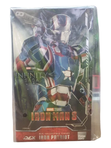 ThreeZero Marvel Avengers: Infinity Saga Iron Patriot DLX 6.9 in Action Figure Cover