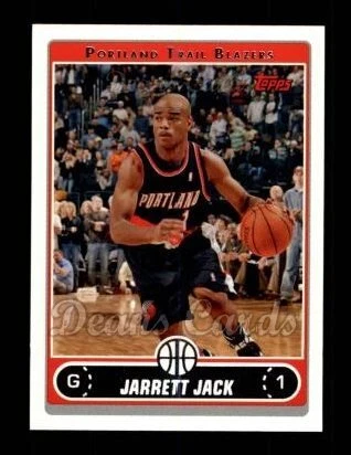 2006 Topps #214 Jarrett Jack Trail Blazers Georgia Tech 8 - NM/MT - Image 1 of 1