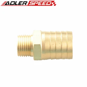ADLERSPEED 1" Male To 3/4" inch NPT Straight Brass Hose Barbs Thread Pipe US - Picture 1 of 4