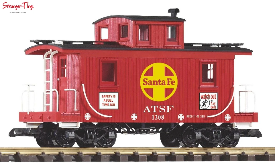 Piko Santa Fe Wood Caboose1:22.5 Scale, G Scale - Image 1 of 1