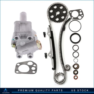 ✅Timing Chain Kit Oil Pump 89-97 For Nissan 240SX For PickUp 2.4L SOHC 12v KA24E - Picture 1 of 23