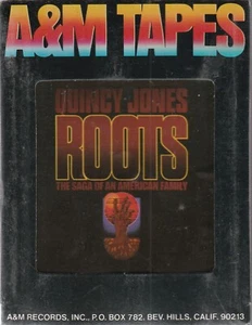 QUINCY JONES: "ROOTS: SAGA OF AN AMERICAN FAMILY" FACTORY SEALED 8-TRACK 1977 - Picture 1 of 3